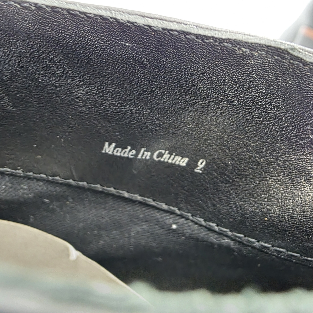 DOLCE VITA Black Nissa Platform Leather Ankle Boot, Size 9 - Picture 7 of 10